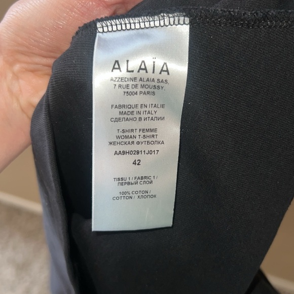 ALAÏA CROPPED TEE - Picture 4 of 4